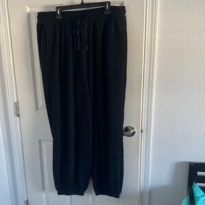 Torrid Black Relaxed Fit Sweat Pants